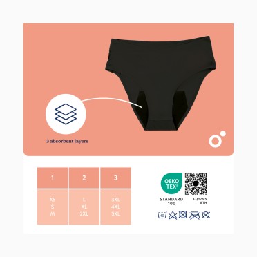 CUECA DE RECUPERA��O FLOWLY BLACK