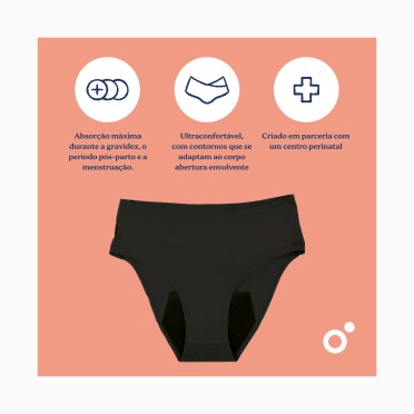 CUECA DE RECUPERA��O FLOWLY BLACK