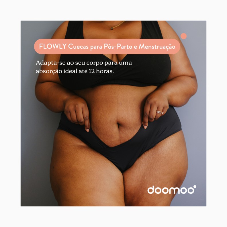 CUECA DE RECUPERAÇÃO FLOWLY BLACK