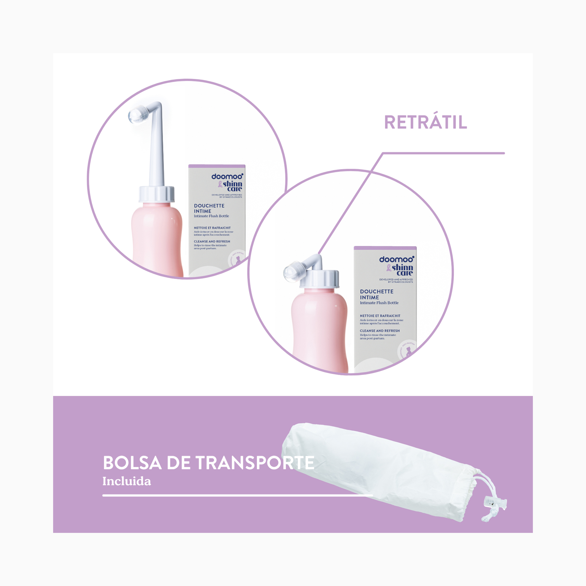 BIDÉ PORTÁTIL FLUSH SHINNCARE