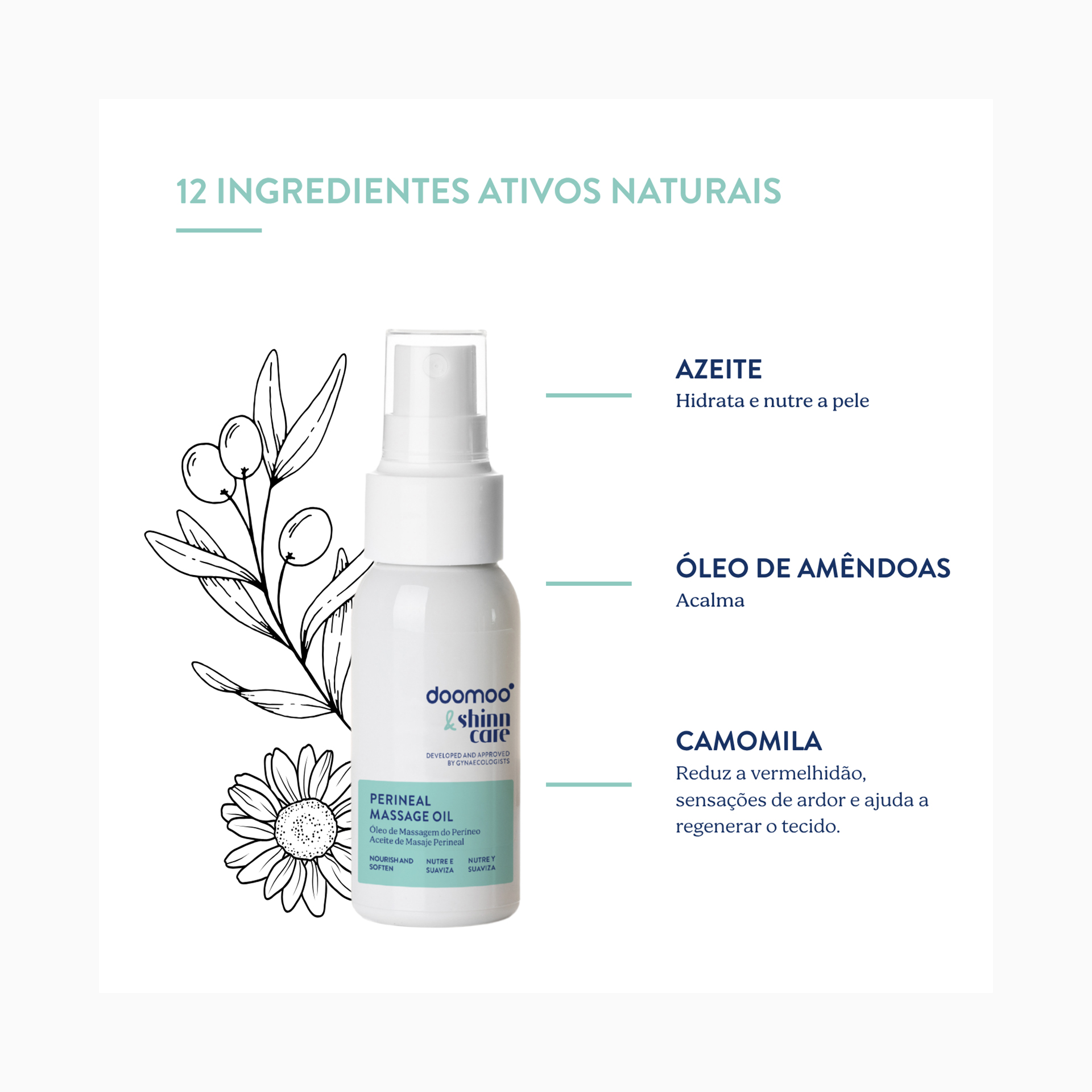 ÓLEO DE MASSAGEM DO PERÍNEO SHINNCARE