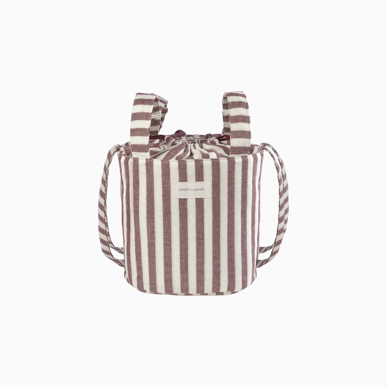 BOLSA BUCKET  CHERRY RAYAS