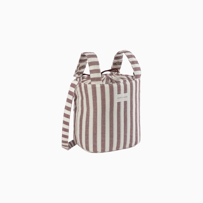 BOLSA BUCKET  CHERRY RAYAS