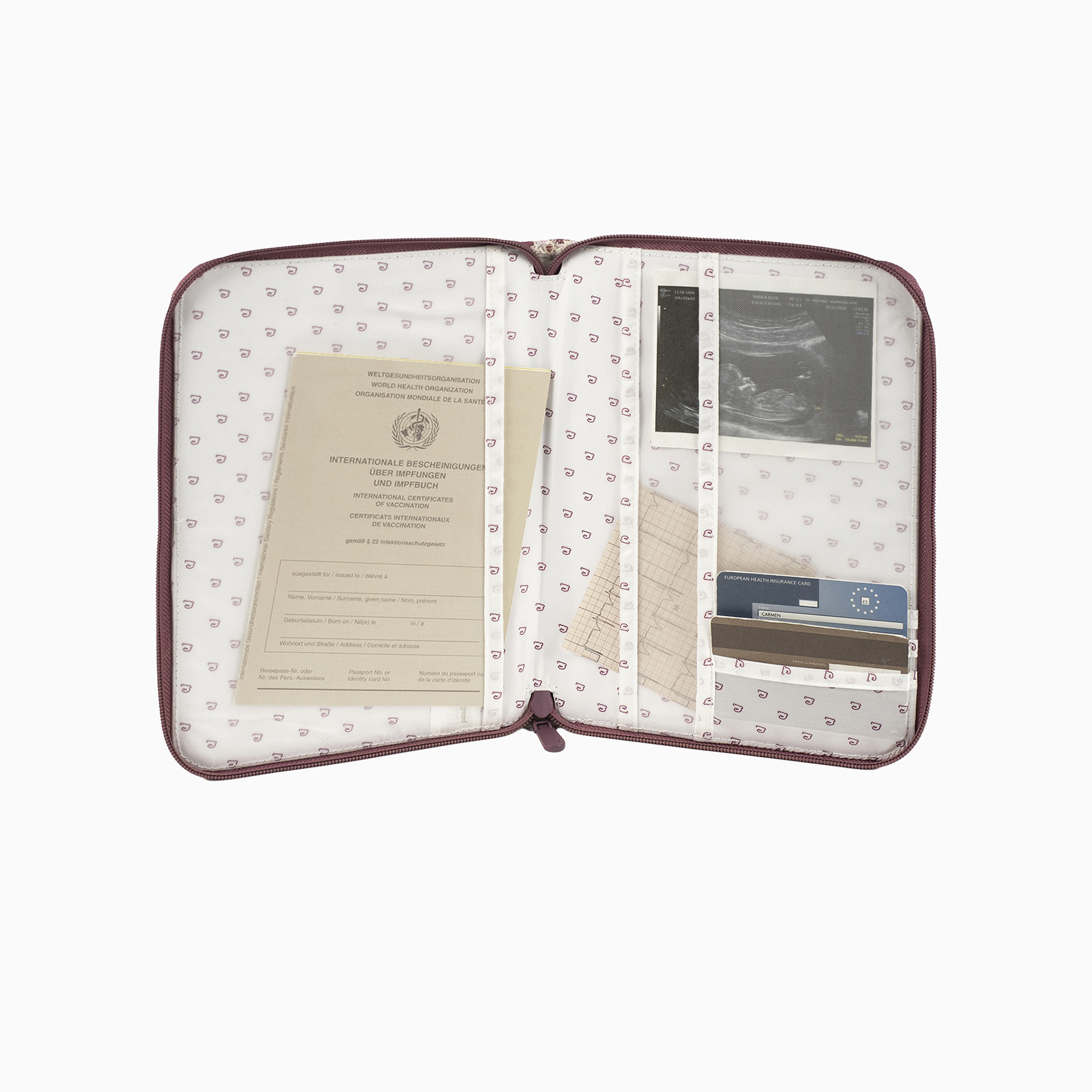PORTA DOCUMENTOS CHERRY FLOWERS