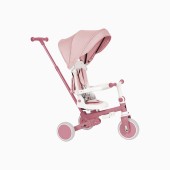 TRICICLO INFANTIL MULTIFUNCIONAL EVOL ROSA
