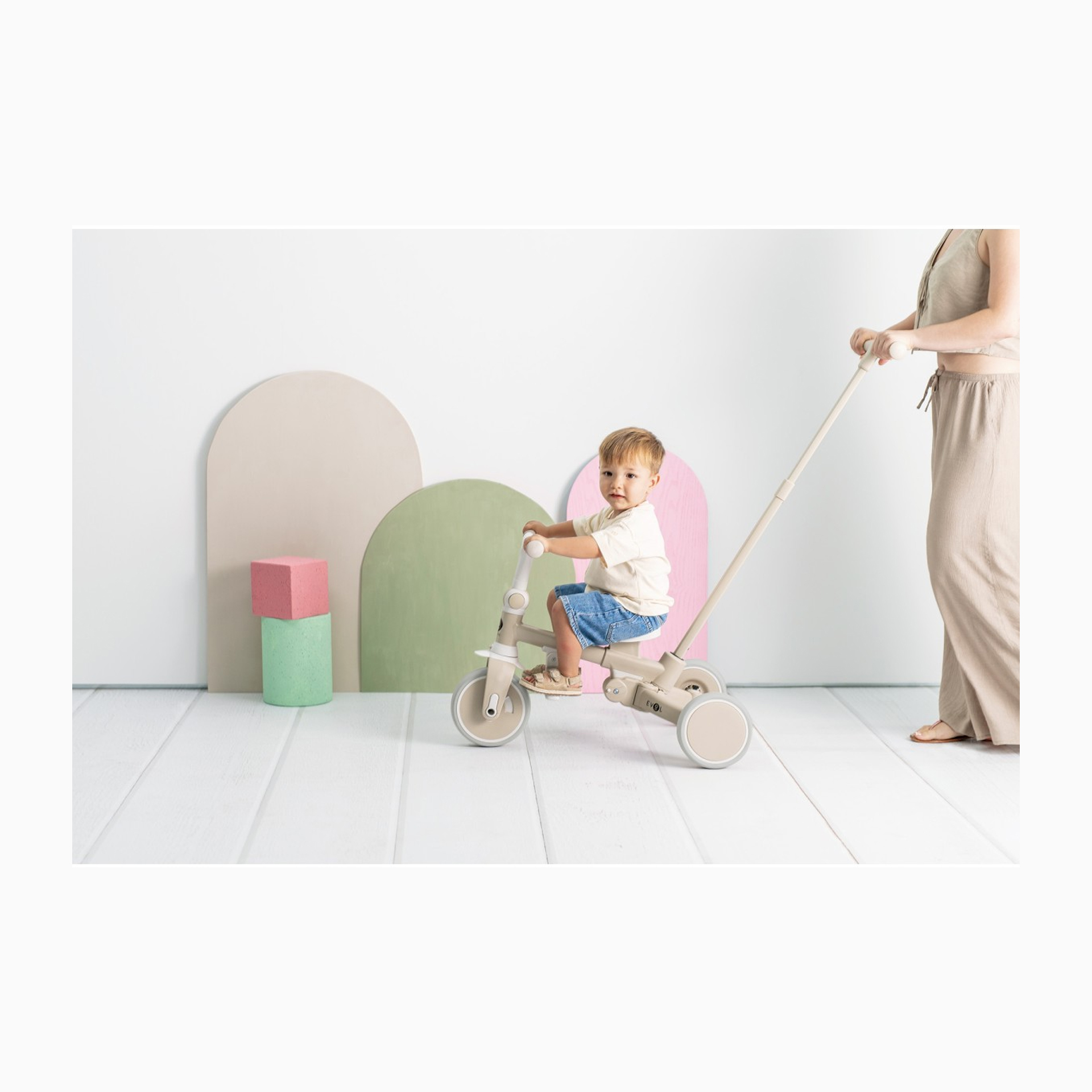 TRICICLO INFANTIL MULTIFUNCIONAL EVOL