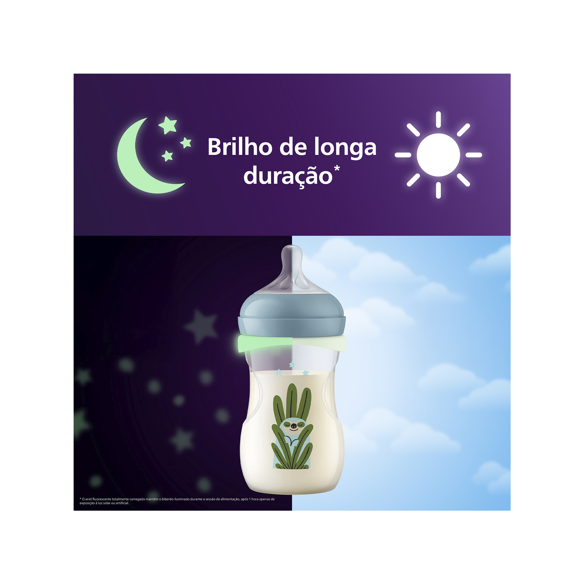 BIBERÃO NATURAL RESPONSE NIGHTTIME 260ML