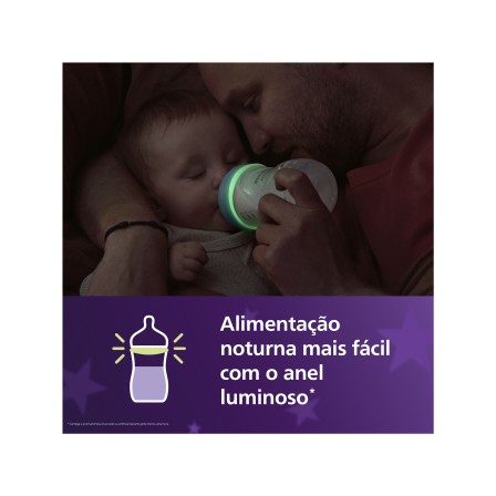 BIBERÃO NATURAL RESPONSE NIGHTTIME 260ML