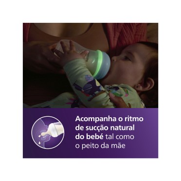BIBERÃO NATURAL RESPONSE NIGHTTIME 260ML