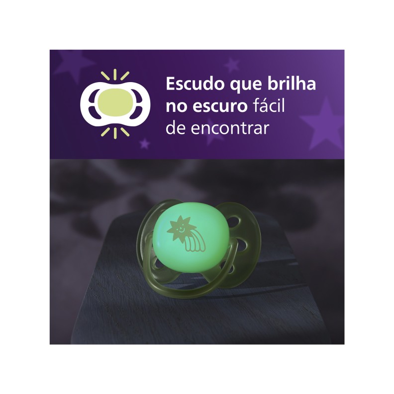 PACK BIBER�O NATURAL RESPONSE NIGHTTIME 260ML + CHUPETA