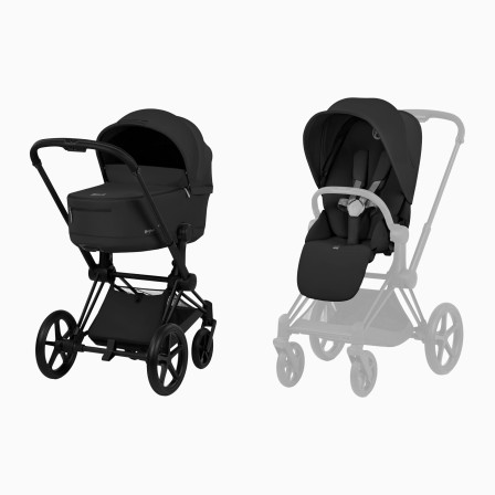 PRIAM COMFORT MATT BLACK + ALCOFA FOLD LUX