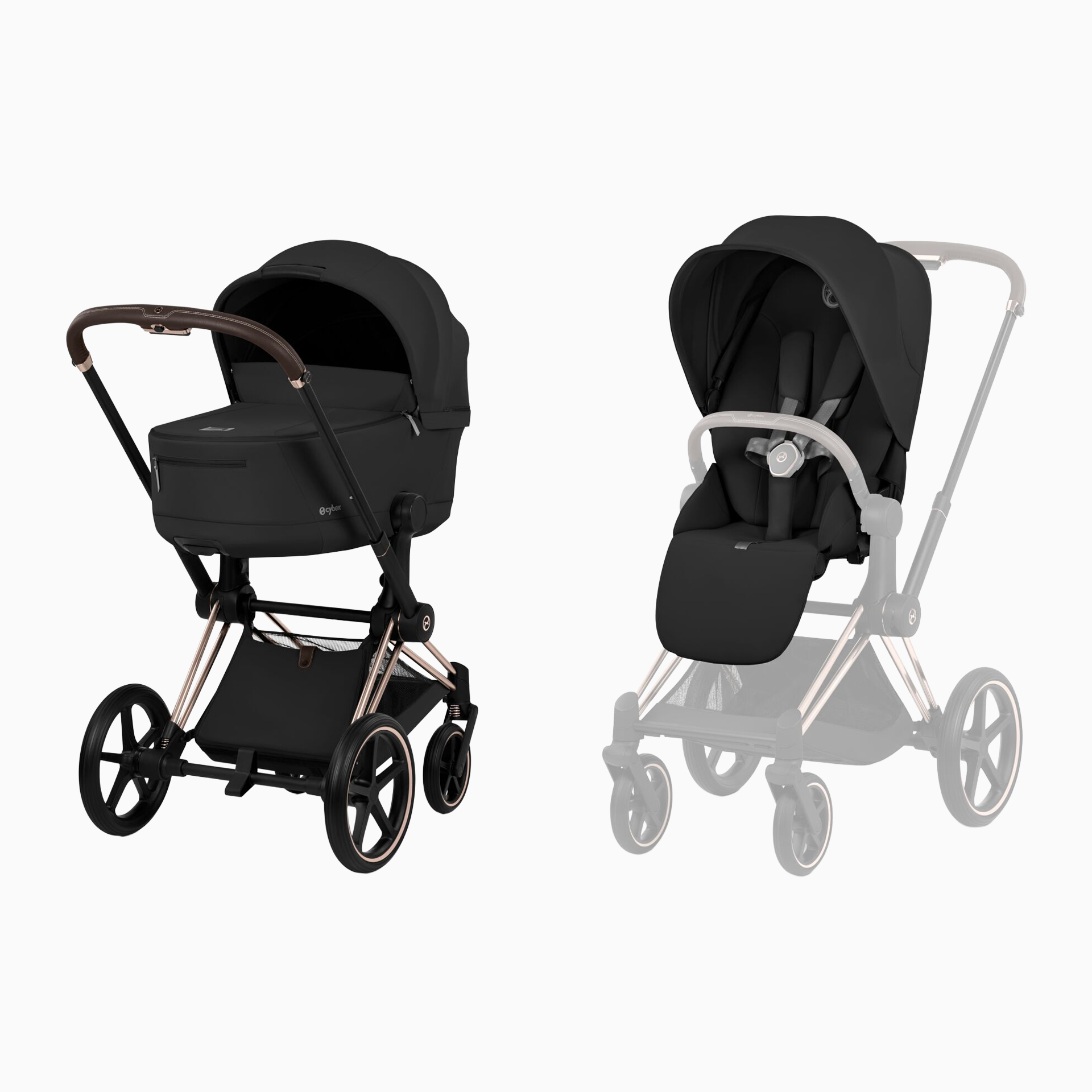 PRIAM COMFORT ROSEGOLD + ALCOFA FOLD LUX