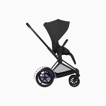 e-PRIAM COMFORT MATT BLACK + ALCOFA FOLD LUX