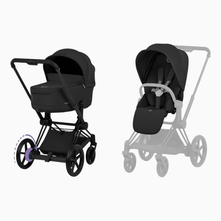 e-PRIAM COMFORT MATT BLACK + ALCOFA FOLD LUX