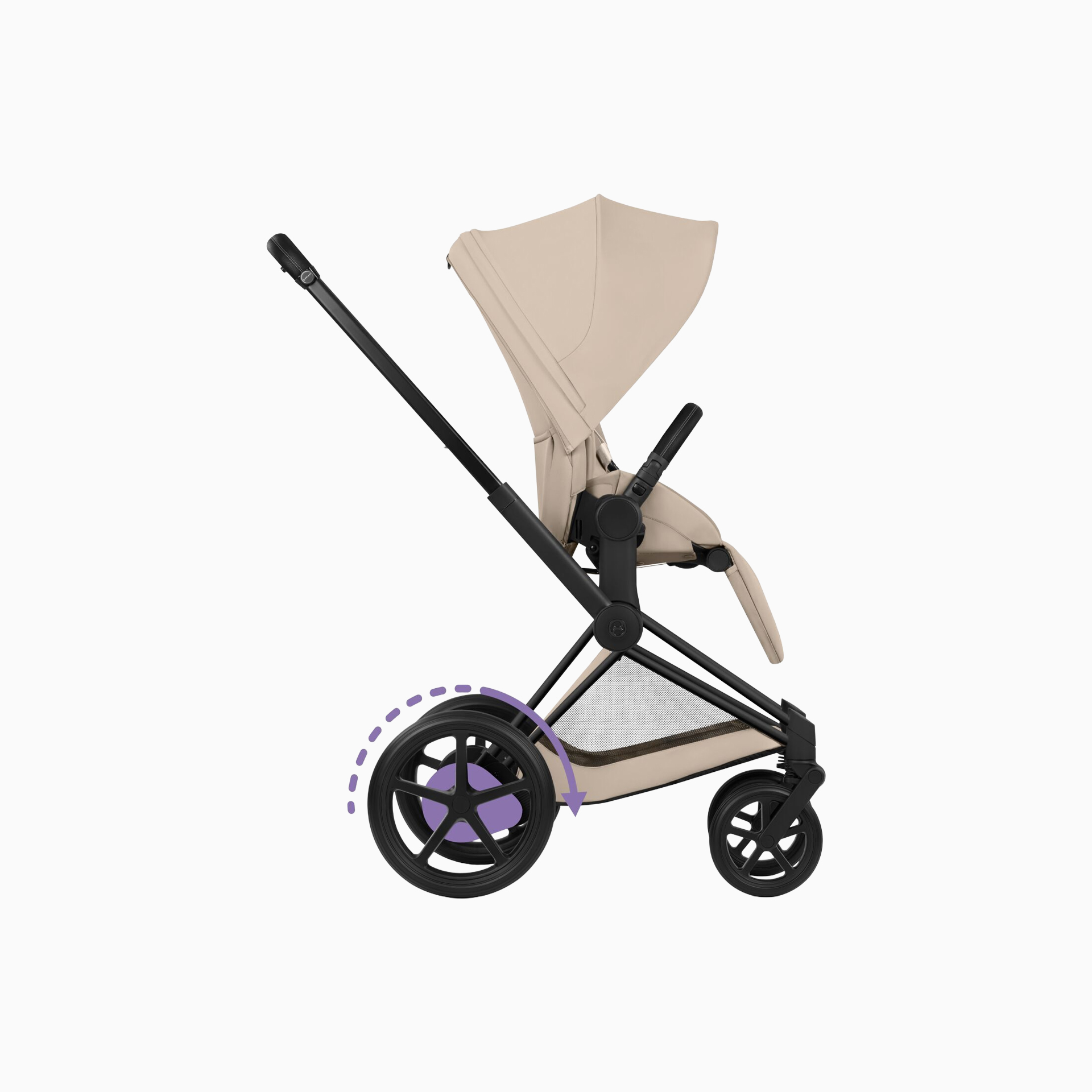 e-PRIAM COMFORT MATT BLACK + ALCOFA FOLD LUX