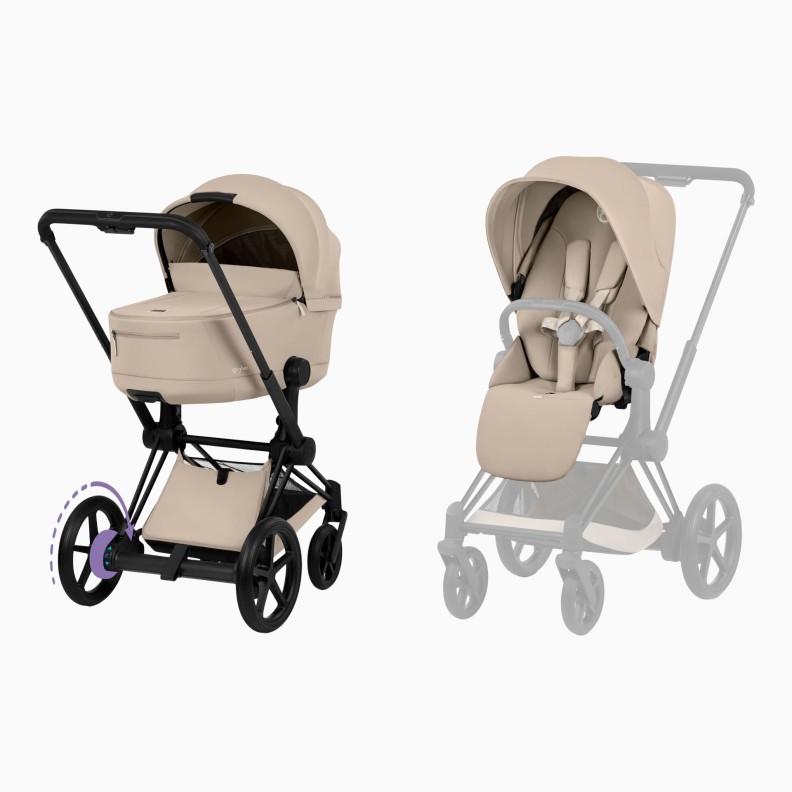 e-PRIAM COMFORT MATT BLACK + ALCOFA FOLD LUX
