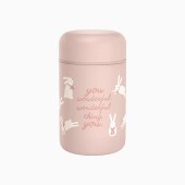 TERMO DE PAPA WONDERLAND 400ML ROSA