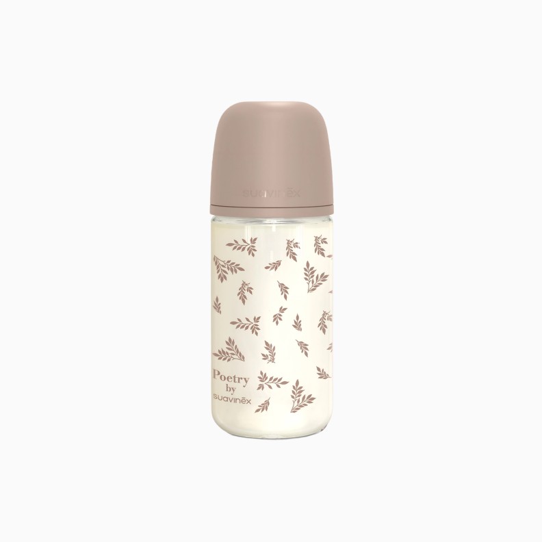 BIBERÃO VIDRO POETRY 240 ML