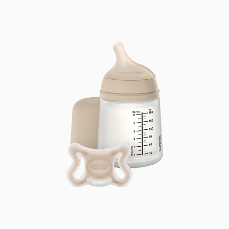SET NEWBORN BIBER�O 180ML + CHUPETA ZERO - Image product