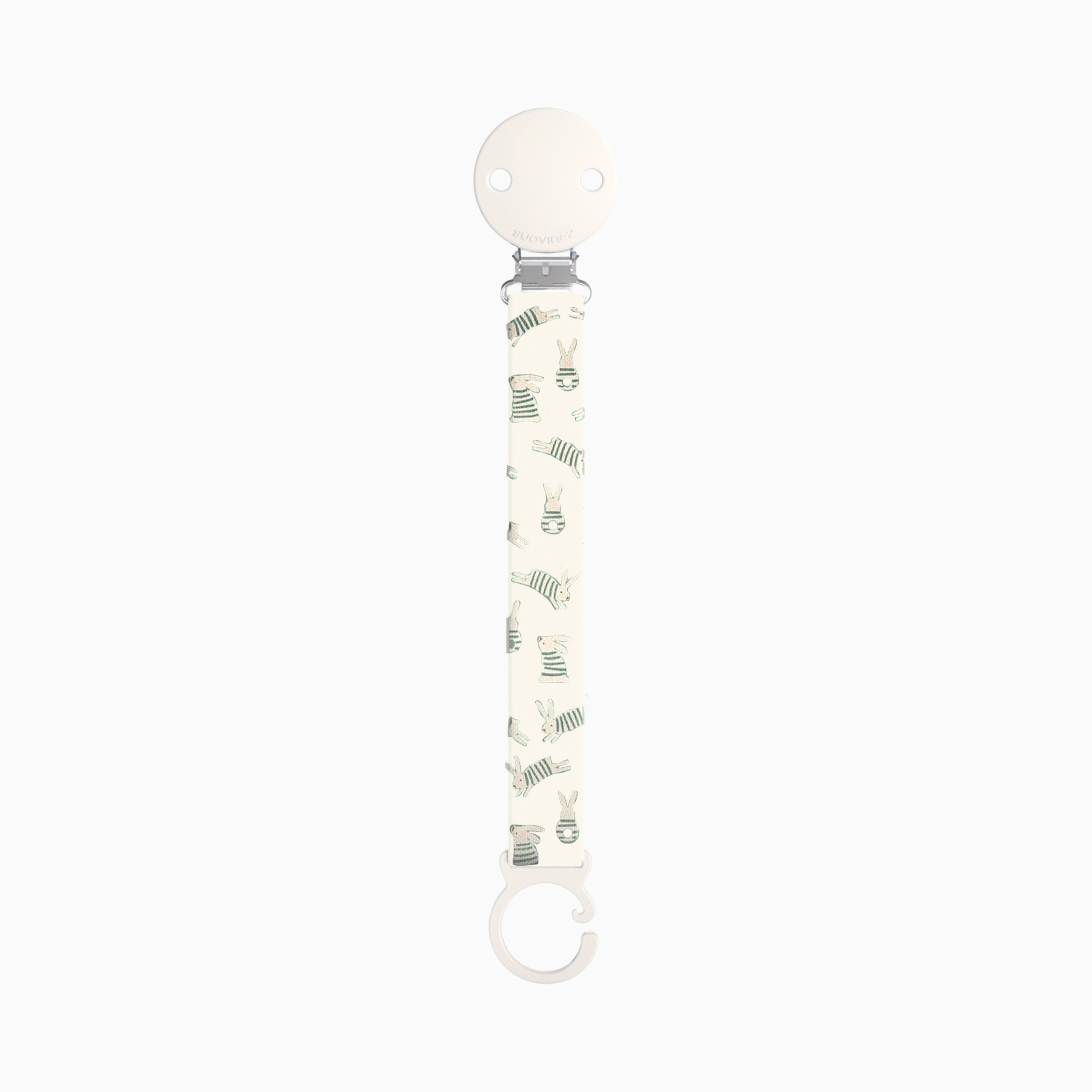 PRENDE CHUPETAS TECIDO WONDERLAND COELHOS