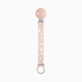 PRENDE CHUPETAS TECIDO WONDERLAND COELHOS ROSA