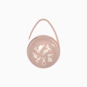 PORTA CHUPETAS WONDERLAND COELHOS ROSA
