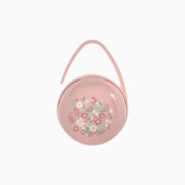PORTA CHUPETAS WONDERLAND FLORES ROSA