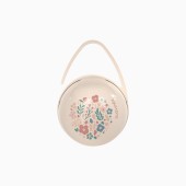 PORTA CHUPETAS WONDERLAND FLORES BEGE