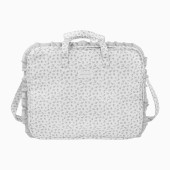 MALA MATERNIDADE LITTLE BLOOM FLOWERS GREY