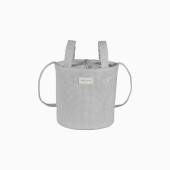 BOLSA BUCKET LITTLE BLOOM VICHY GREY