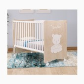 CAMA BABY BEAR ROBLE VERSO / BRANCO MATE