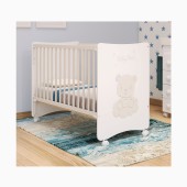 CAMA BABY BEAR BRANCO MATE / TERRA CLARO