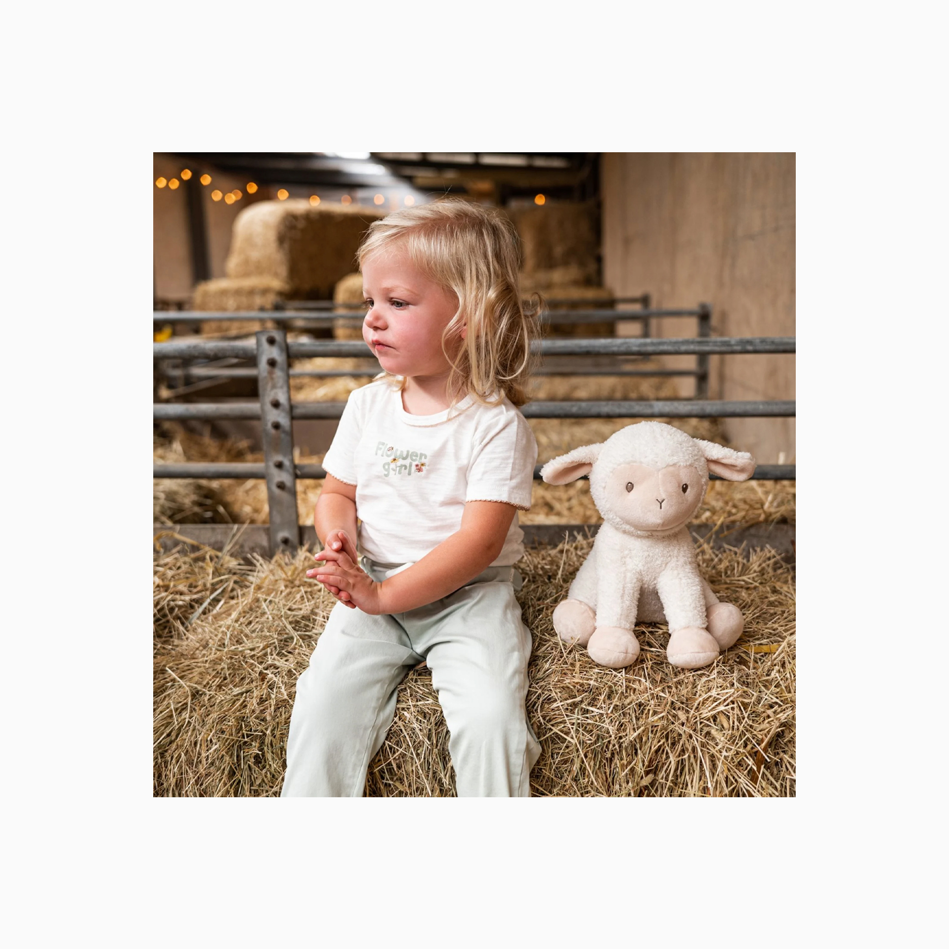 PELUCHE OVELHA 25CM - LITTLE FARM