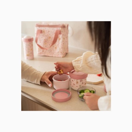 SNACKBOX EMPILHÁVEL MEPAL MIO 3 PEÇAS - FAIRY GARDEN