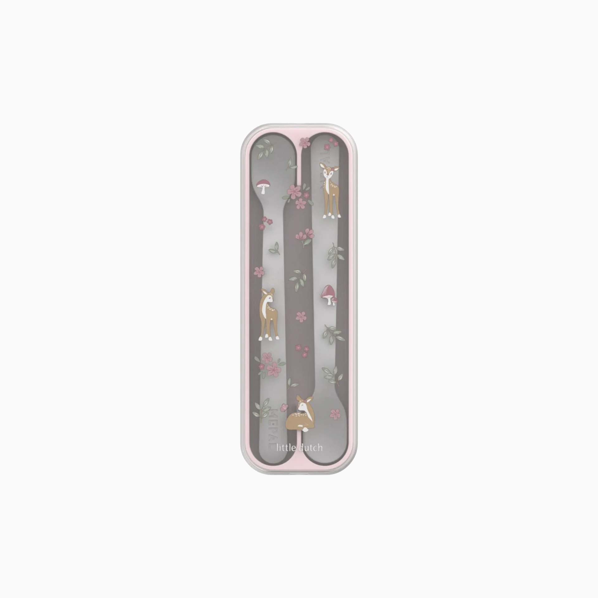 SET DE 2 COLHERES DE BEBE LONGAS MIO - FAIRY GARDEN