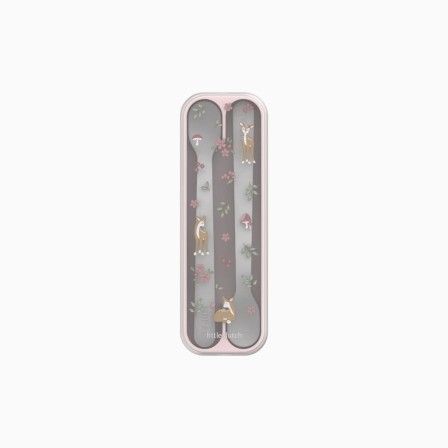 SET DE 2 COLHERES DE BEBE LONGAS MIO - FAIRY GARDEN