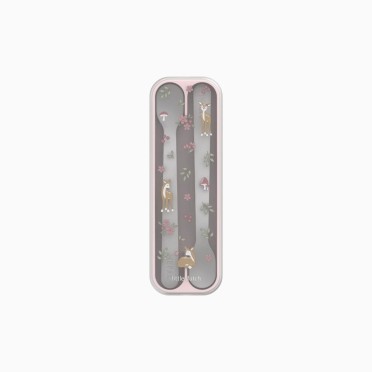 SET DE 2 COLHERES DE BEBE LONGAS MIO - FAIRY GARDEN