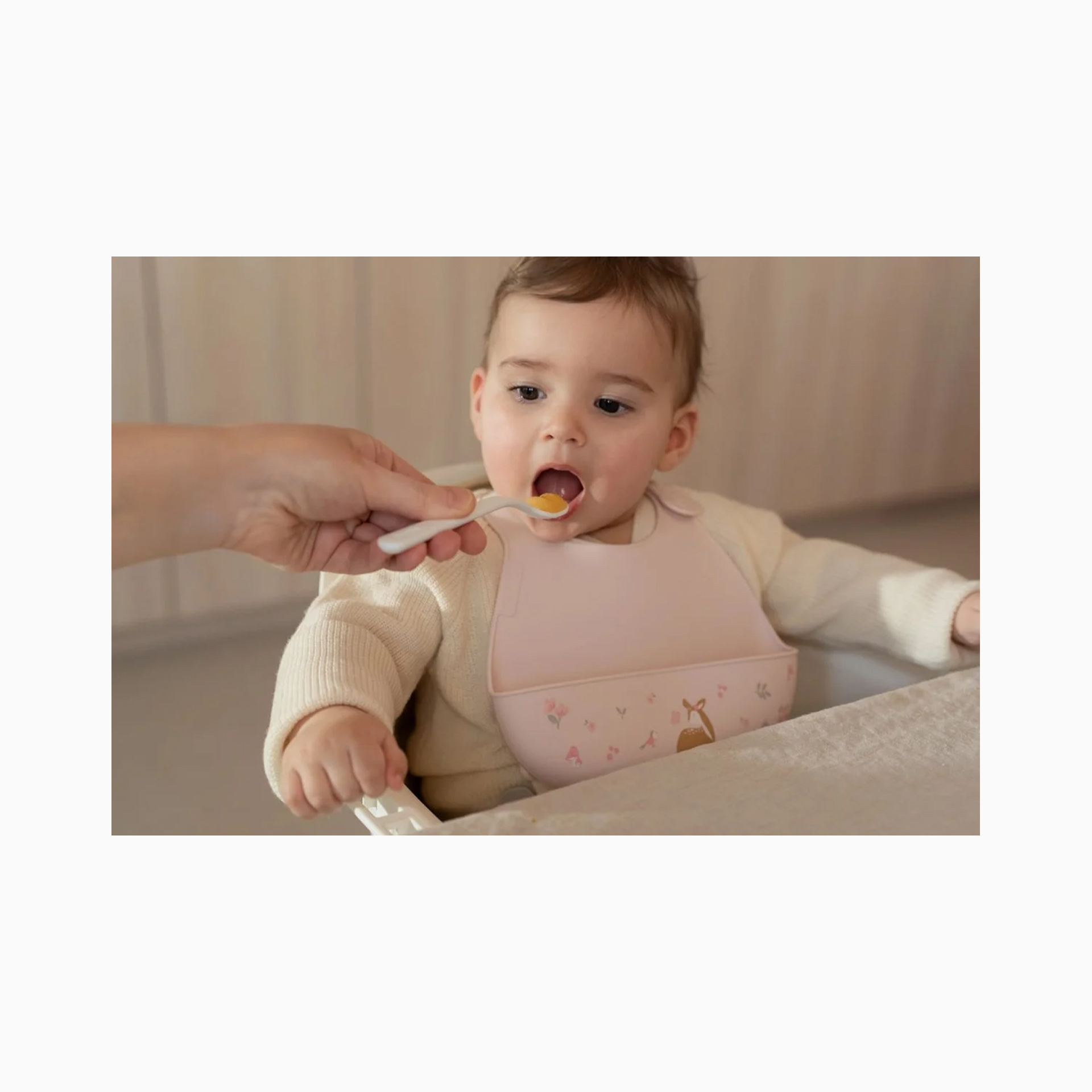 SET DE 2 COLHERES DE BEBE LONGAS MIO - FAIRY GARDEN