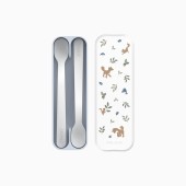 SET DE 2 COLHERES DE BEBE LONGAS MIO - FOREST FRIENDS