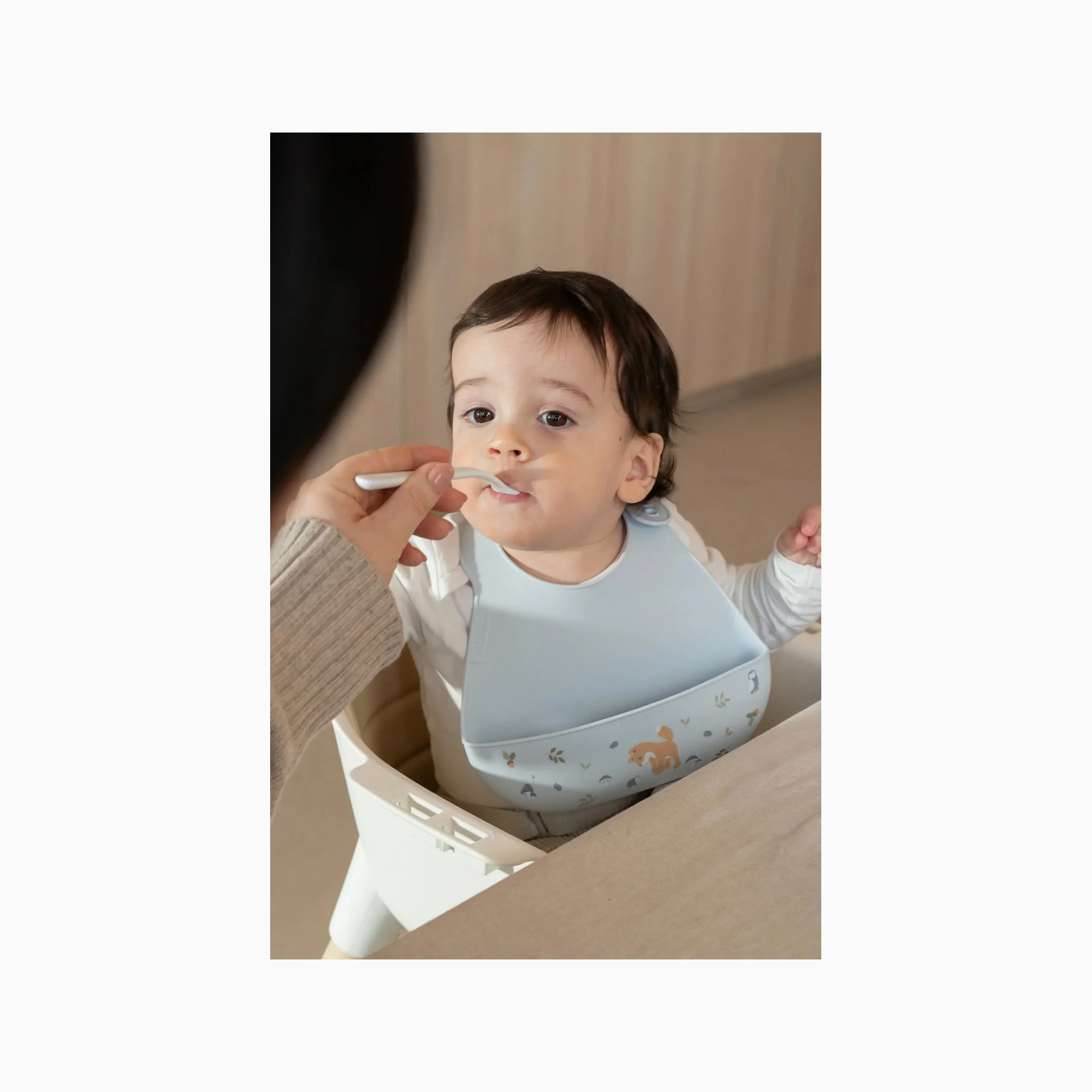 SET DE 2 COLHERES DE BEBE LONGAS MIO - FOREST FRIENDS