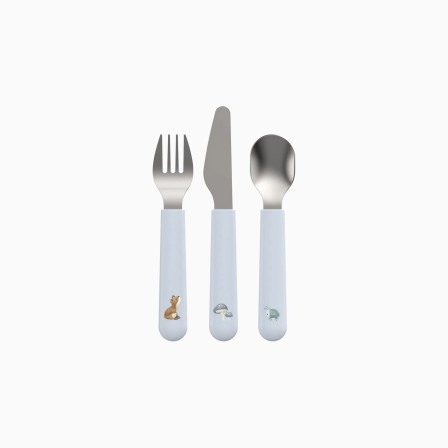 SET DE 3 TALHERES CRIAN�A MIO - FOREST FRIENDS - Image product