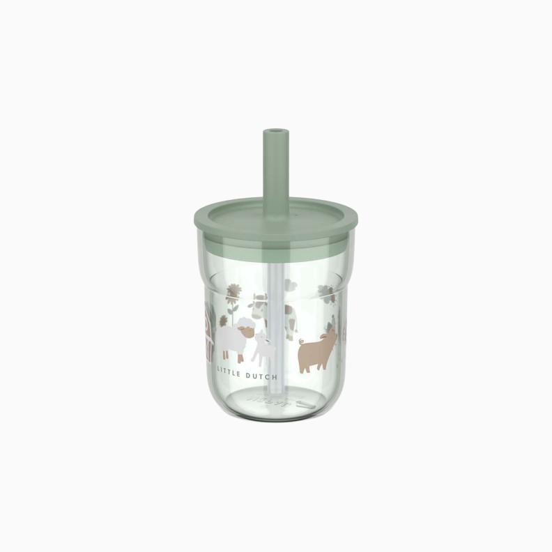 COPO DE CRIANÇA MIO 250ML COM PALHINHA - LITTLE FARM