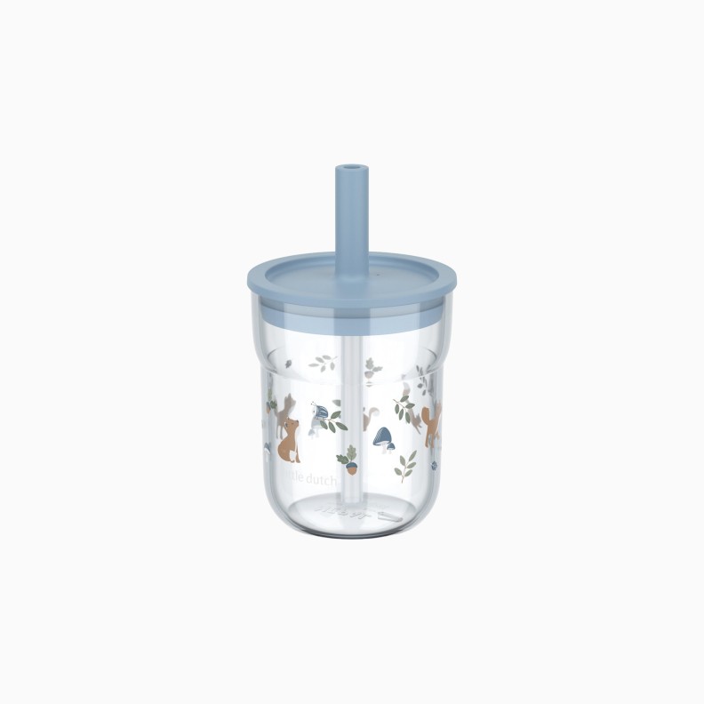 COPO DE CRIAN�A MIO 250ML COM PALHINHA - FOREST FRIENDS