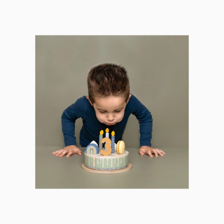 BOLO DE ANIVERSÁRIO - AZUL