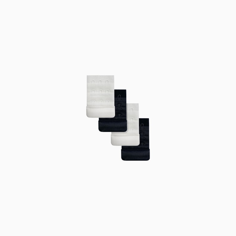 PACK 4 EXTENSOR DE SOUTIEN BRANCO E PRETO