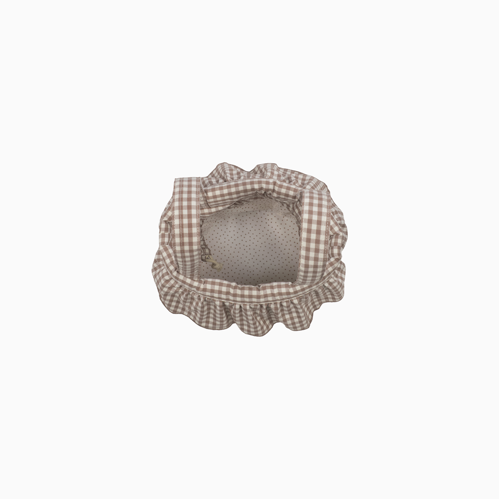 BOLSA BUCKET PRALINÉ VICHY