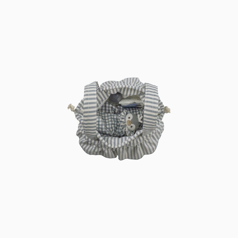 BOLSA BUCKET PRALINÉ RAYAS