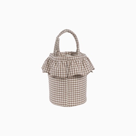 BOLSA BUCKET PRALINÉ VICHY