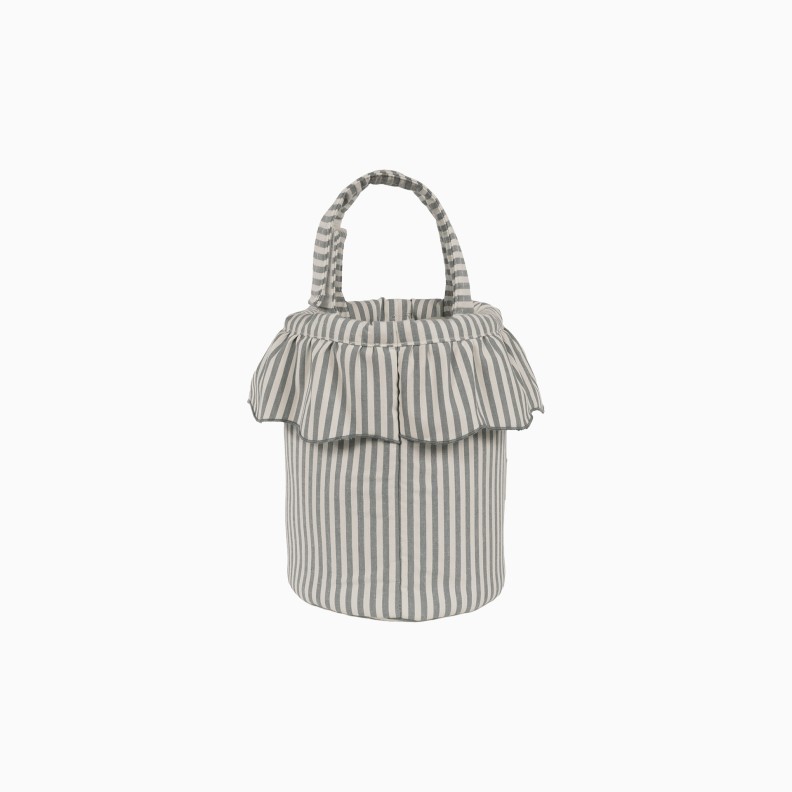 BOLSA BUCKET PRALINÉ RAYAS