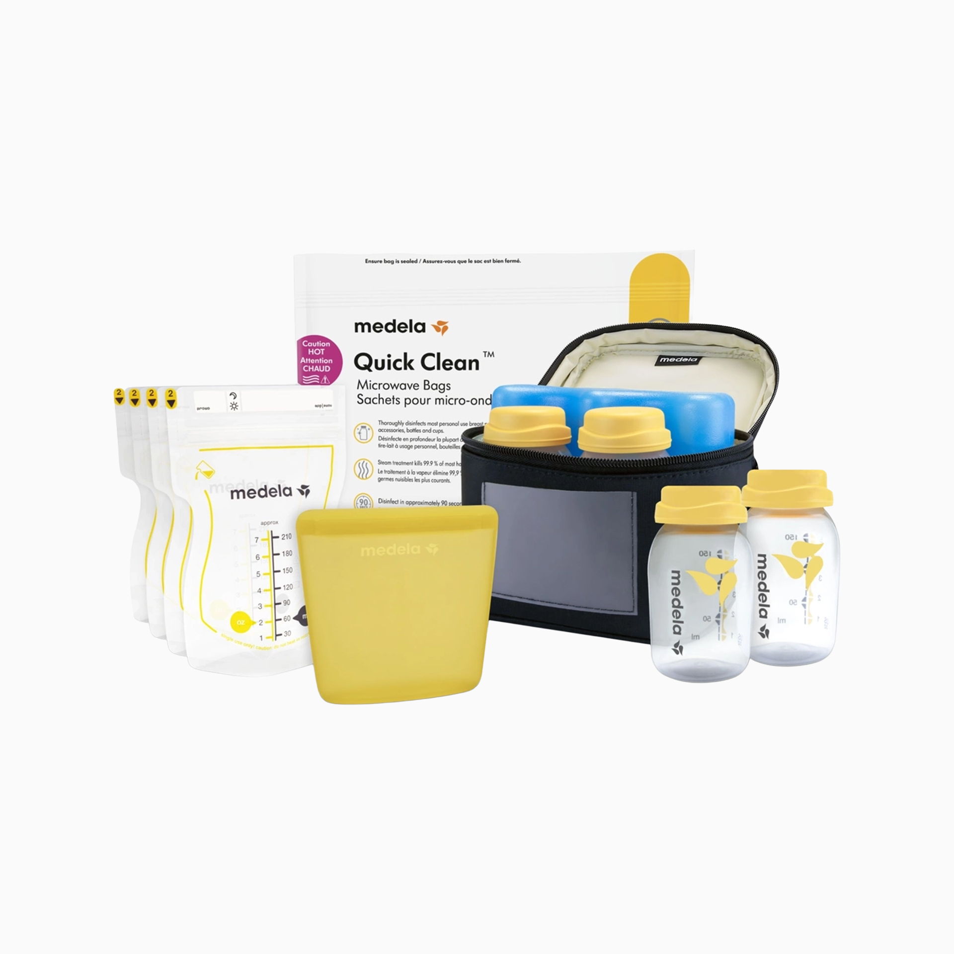 KIT COMPLETO DE ARMAZENAMENTO DE LEITE MATERNO
